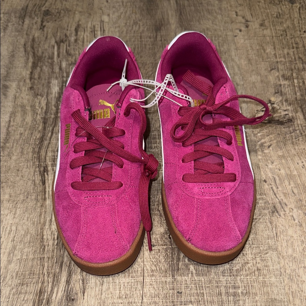 Puma Pink Suede Women's Shoes